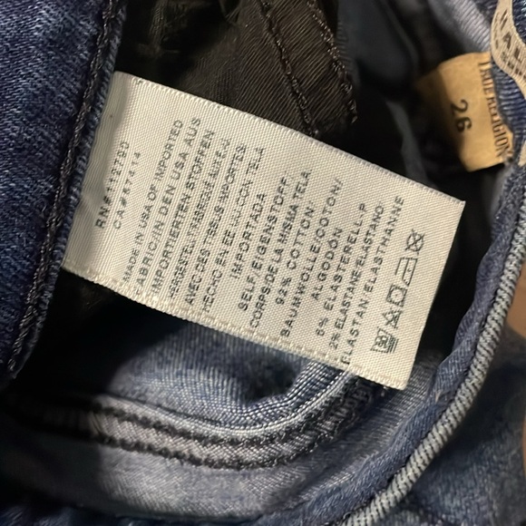True Religion Halle Mid Rise Super Skinny Blue‎ Jeans. Size 26. GUC. - Picture 3 of 6